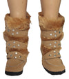 Camel Brown Suede Boots