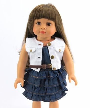 Denim Dress w/ Vest