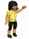 Yellow Football Uniform w/ Black Helmet