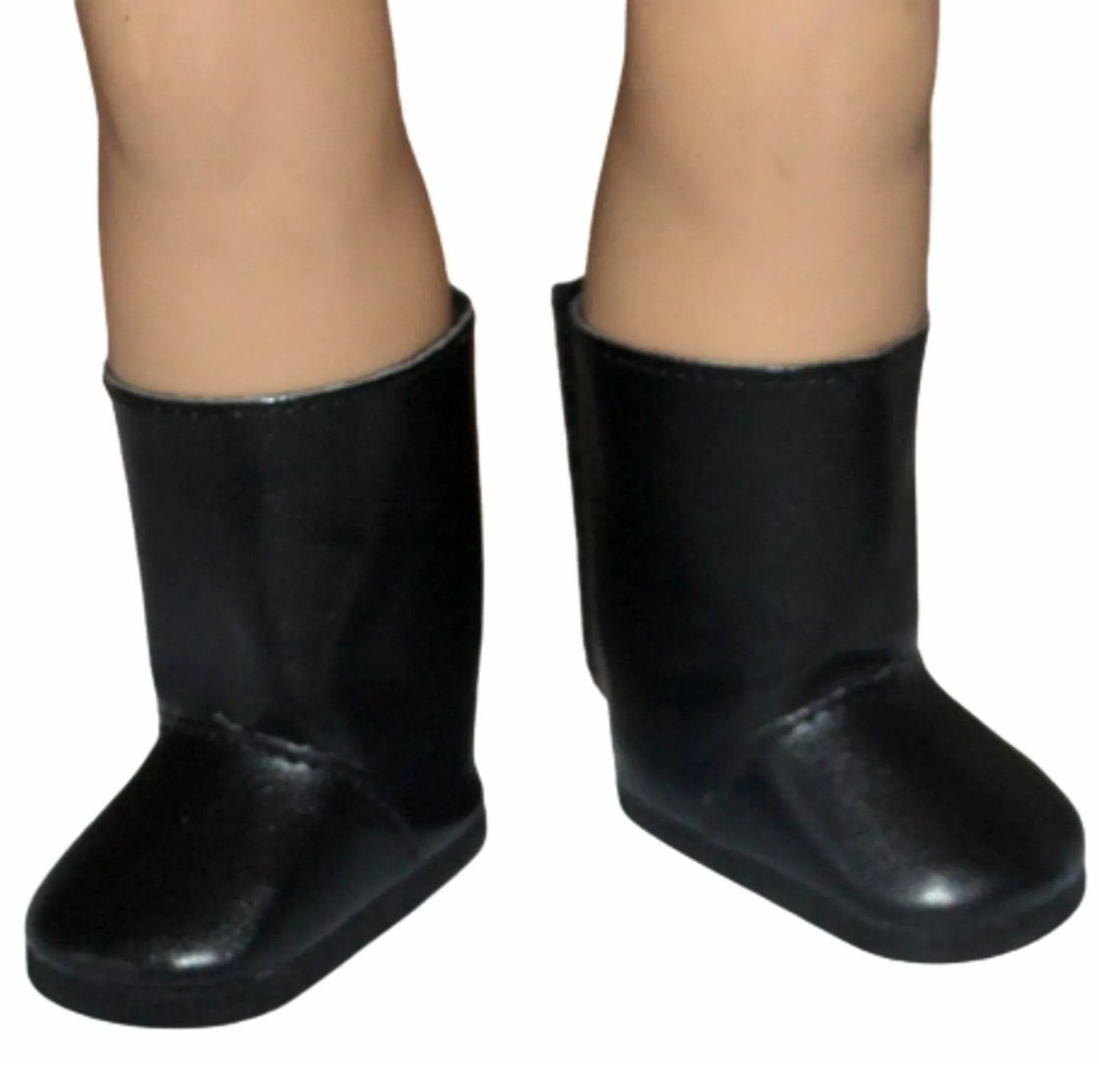 Black Boots w/ Fur Trim