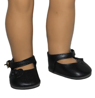 Black Mary Janes w/Bows