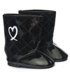 Black "Quilted" Boots