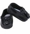 Black Tasseled Loafers