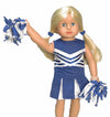 Blue Cheerleader Outfit