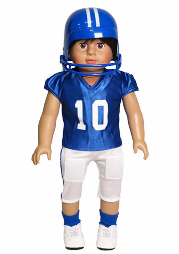 Blue Football Uniform