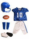 Blue Football Uniform