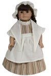 Colonial Work Dress - Brown