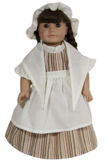 Colonial Work Dress - Brown