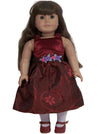 Burgundy Party Dress