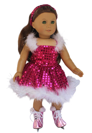 Dark Pink Skating Dress