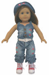 Embroidered Denim Outfit