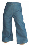 Denim Flared Pants