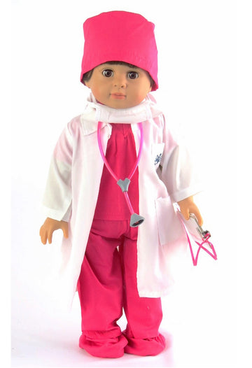 Doctor Scrubs Set - Pink