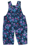Floral Denim Overalls