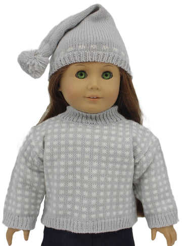 Gray Sweater & Hat
