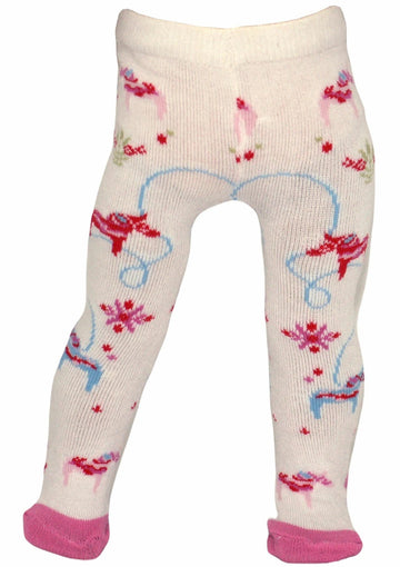 Horses on White Tights