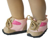 Tan & Pink Hiking Boots