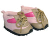 Tan & Pink Hiking Boots