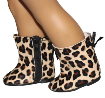 Leopard Short Boots