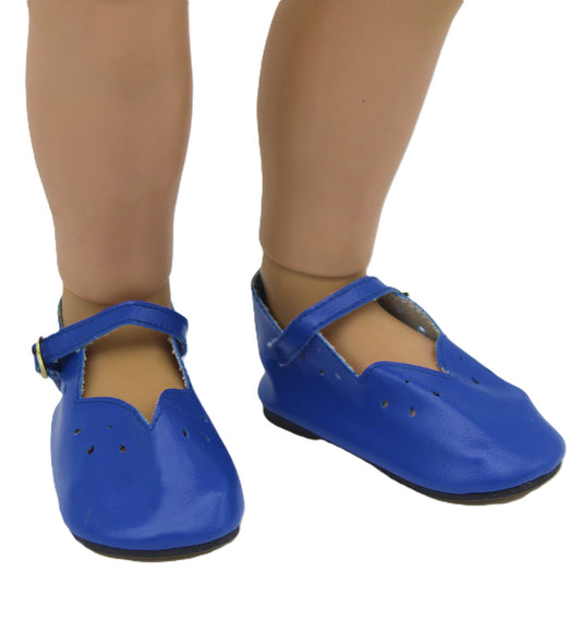 Blue Mary Janes