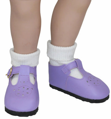 Purple T-Strap Dress Shoes