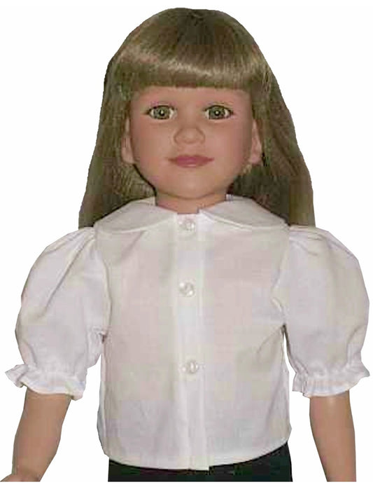 Short Puffy Sleeve Blouse