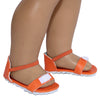 Orange Sandals w/Bows
