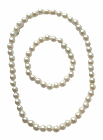 Pearl Necklace & Bracelet