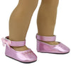 Pink Ankle Strap Shoes