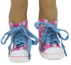 Pink Polka Dot Mid Tops