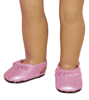 Pink Ruffled Dress Shoes