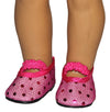 Pink Sequin Flats