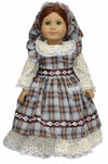 Floral Dress & Plaid Apron