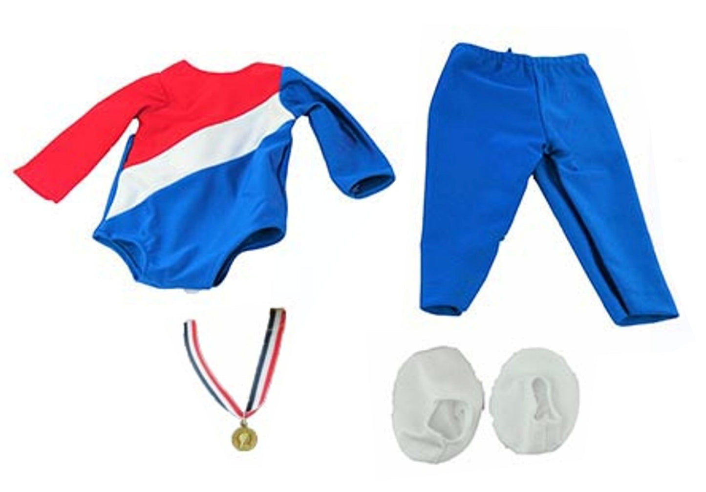Red White & Blue Gymnastics Set
