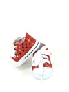 Red Sequin Sneakers