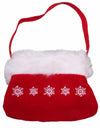 Red Snowflake Purse