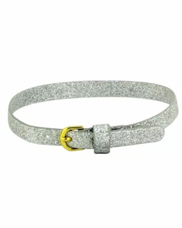 Silver Glitter Belt