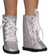 Silver Glitter High Tops