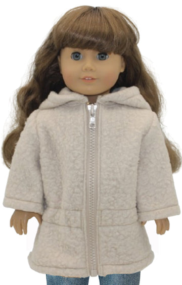 Tan Sherpa Anorak Jacket