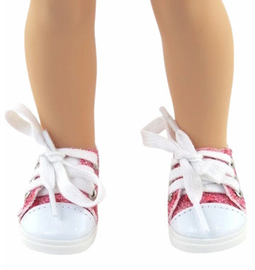 Pink Sequin Sneakers