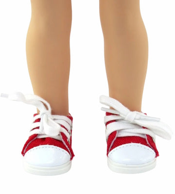 Red Canvas Sneakers