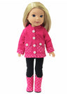 Polka Dot Raincoat Outfit
