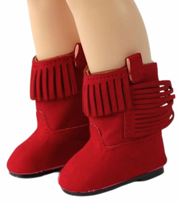 Red Fringe Cowboy Boots