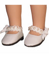 White Pearl Mary Janes