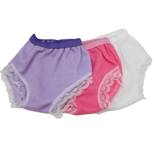 3-Pack Panties w/Lace