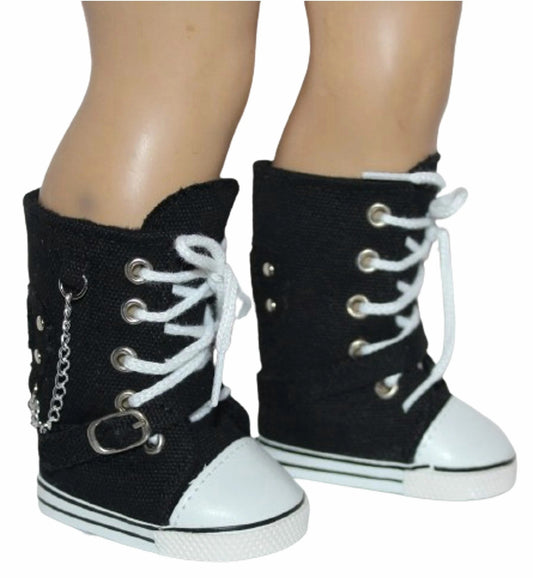 Black Canvas High Tops