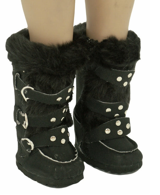 Black Suede Boots