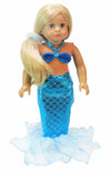 Blue Mermaid Costume