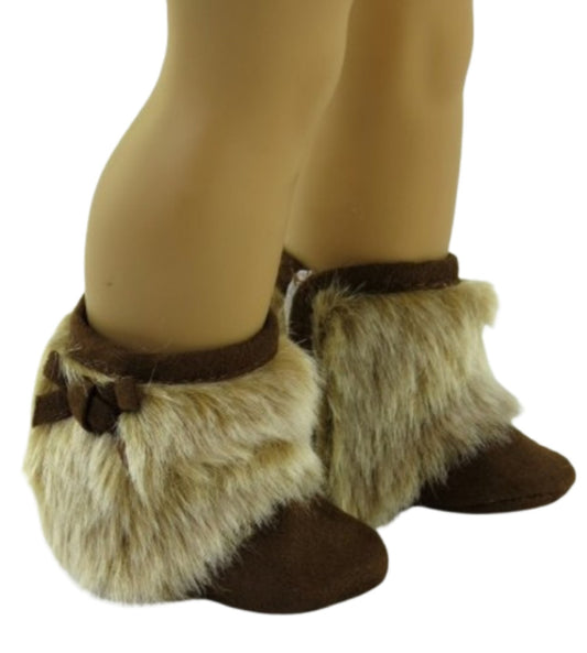Brown Fur Boots