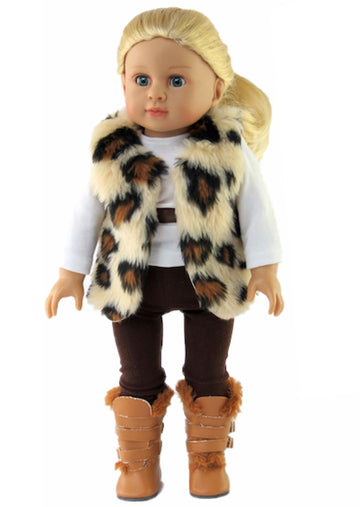 Cheetah Fur Vest Outfit